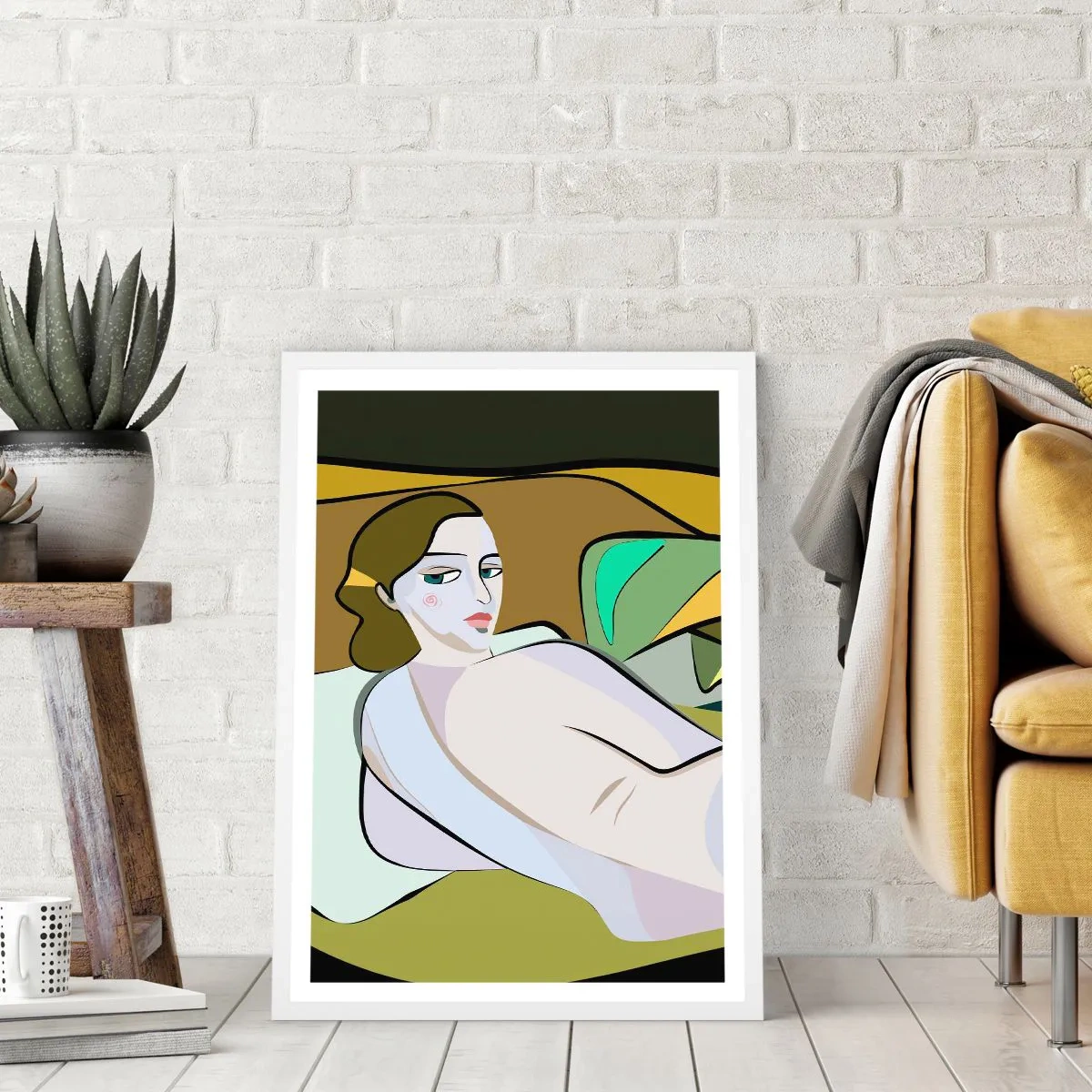 Poster in white frmae - Intimate Portrait - 50x70 cm