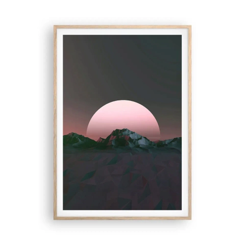 Poster in light oak frame - In a Neighbouring Galaxy - 70x100 cm