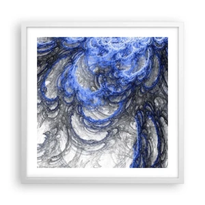 Poster in white frmae - Birth of a Wave - 50x50 cm
