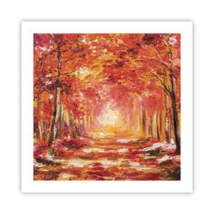 Poster - Copper Forest - 50x50 cm