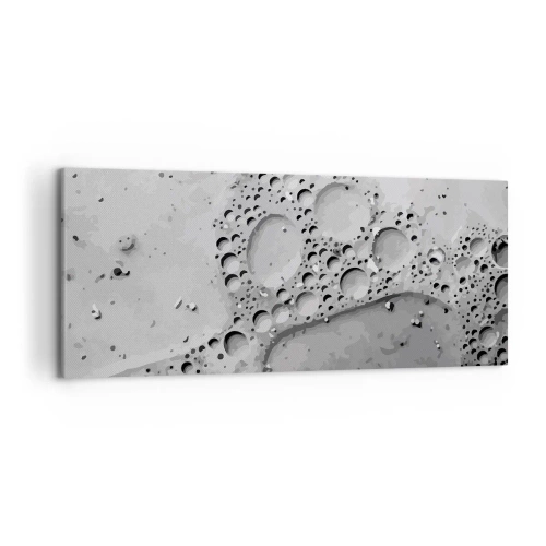 Canvas picture - Foamy Footprint - 120x50 cm