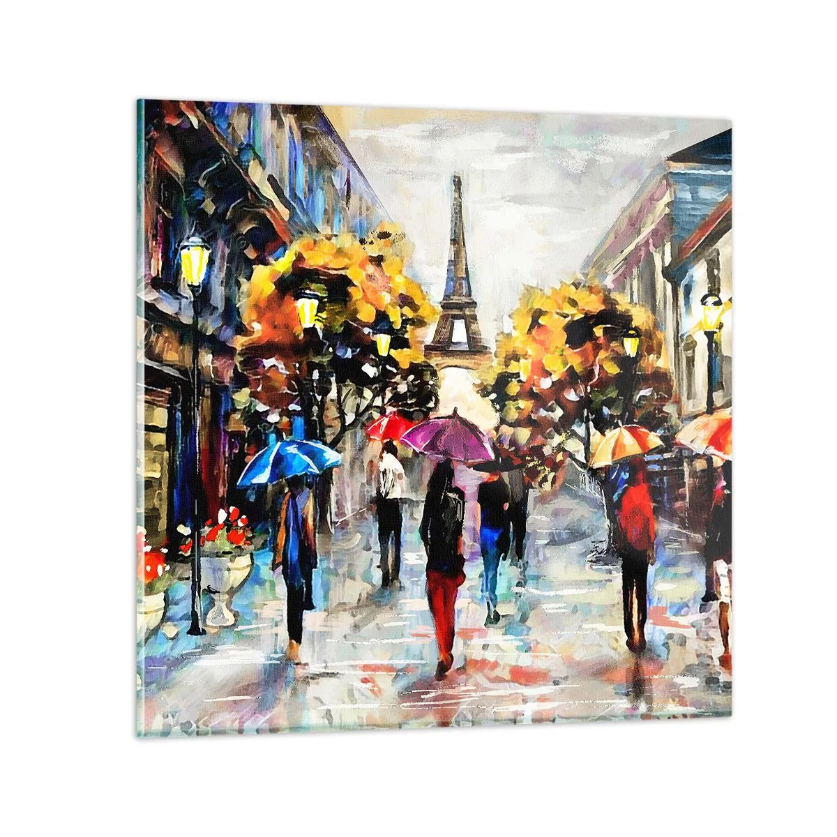 Glass picture - Especially Beautiful in Autumn - 70x70 cm