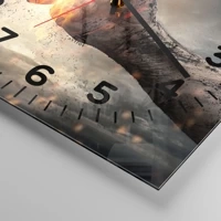 Clock face with numbers