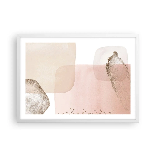 Poster in white frmae - Look through Colour - 70x50 cm
