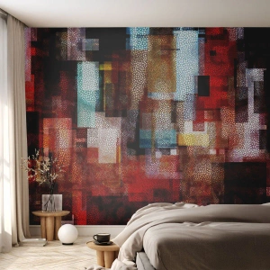 Photo Wallpaper Premium Canvas - Mashed UP - Abstraction, Piece, Painting - 500x350 cm