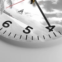 Clock face with numbers