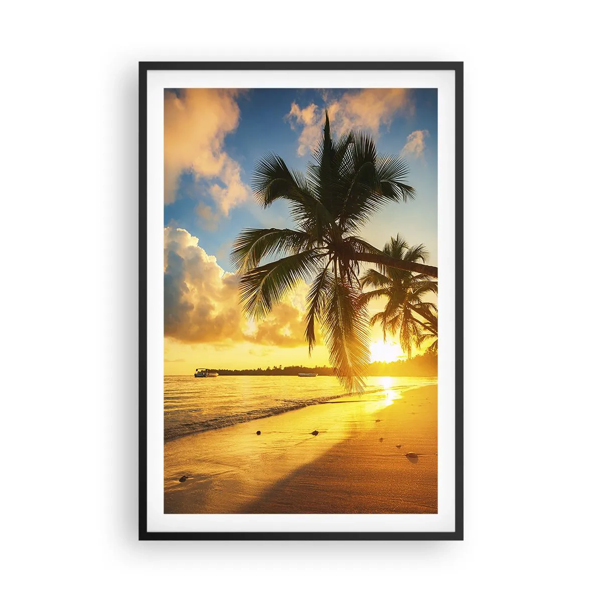 Poster in black frame - Caribbean Dream - 61x91 cm