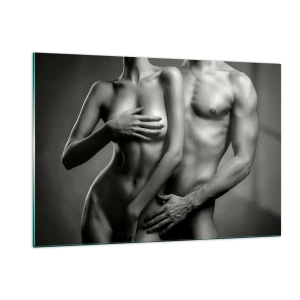 Glass picture - Adam and Eve - 120x80 cm