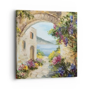 Canvas picture - Charm of a Sea Province - 40x40 cm