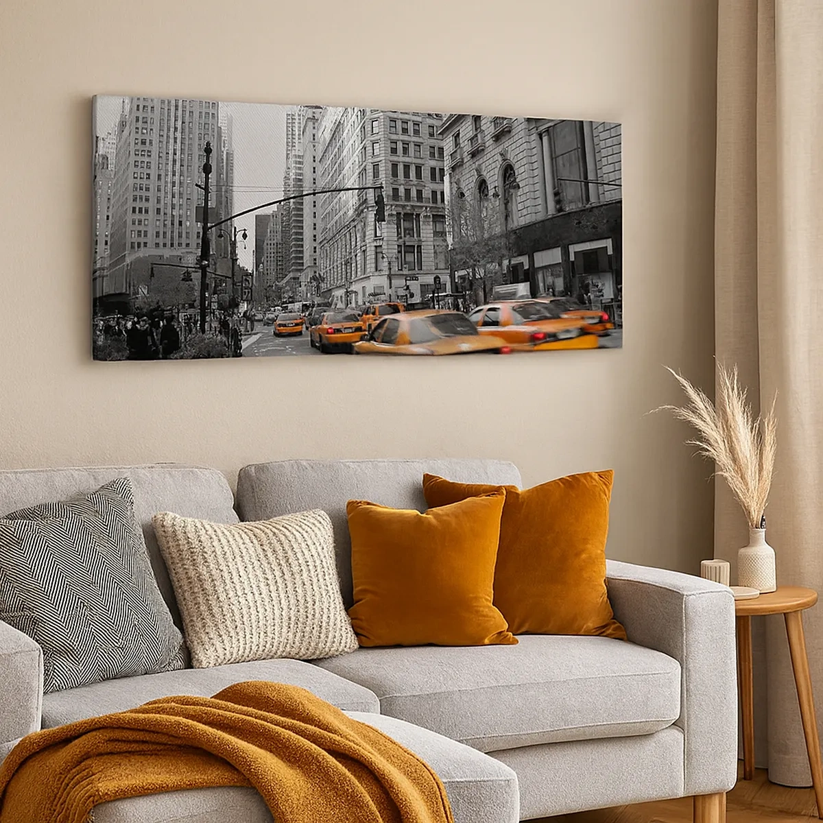 Canvas picture - Suns of a Big City - 30x30 cm