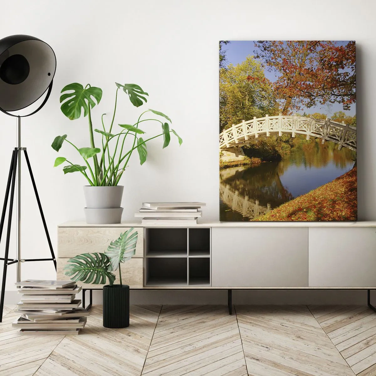 Canvas picture - On a White Bridge of Sighs - 70x100 cm