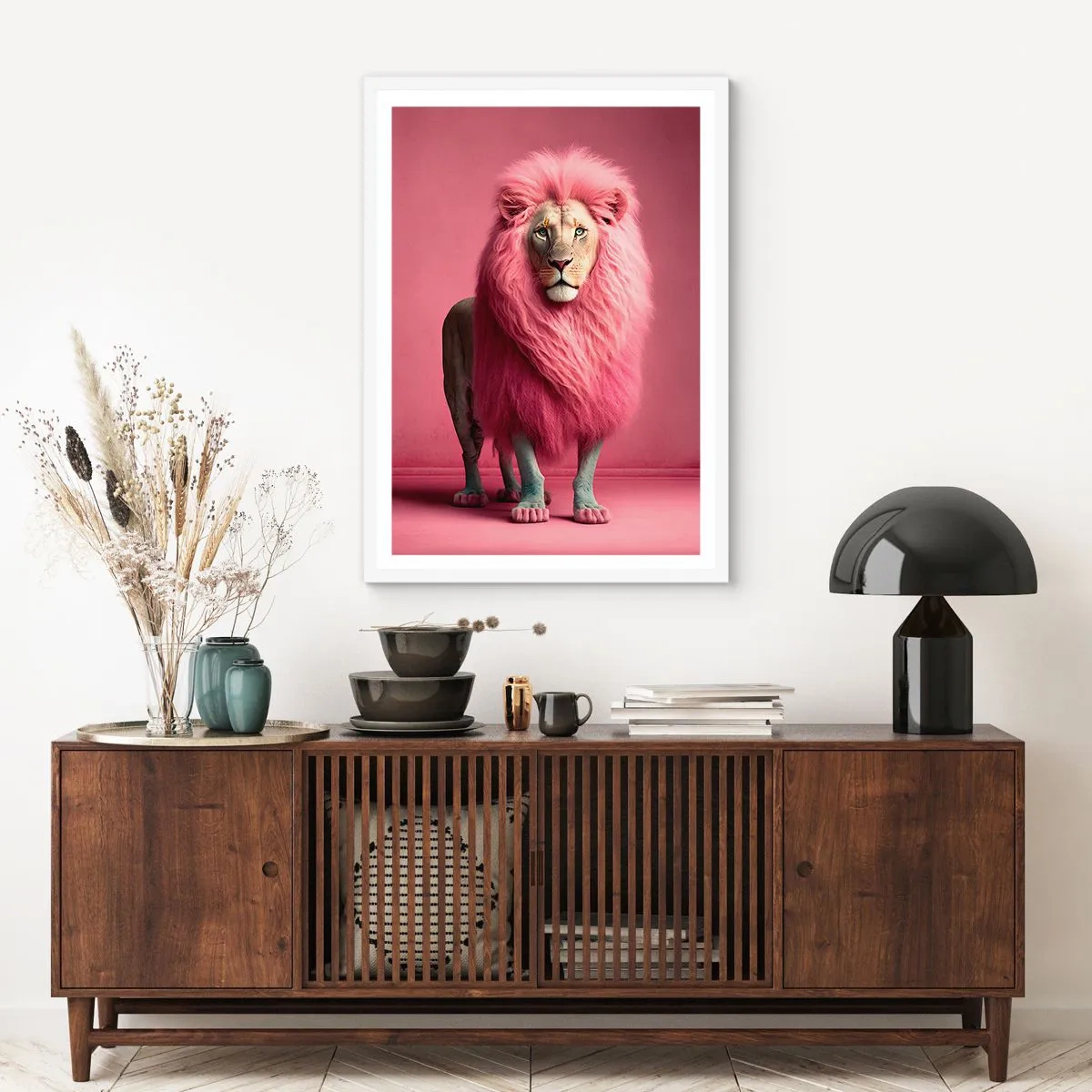 Poster in white frmae - And You're Not Scared Anymore - 50x70 cm