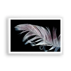 Poster in white frmae - Think about Touch - 91x61 cm