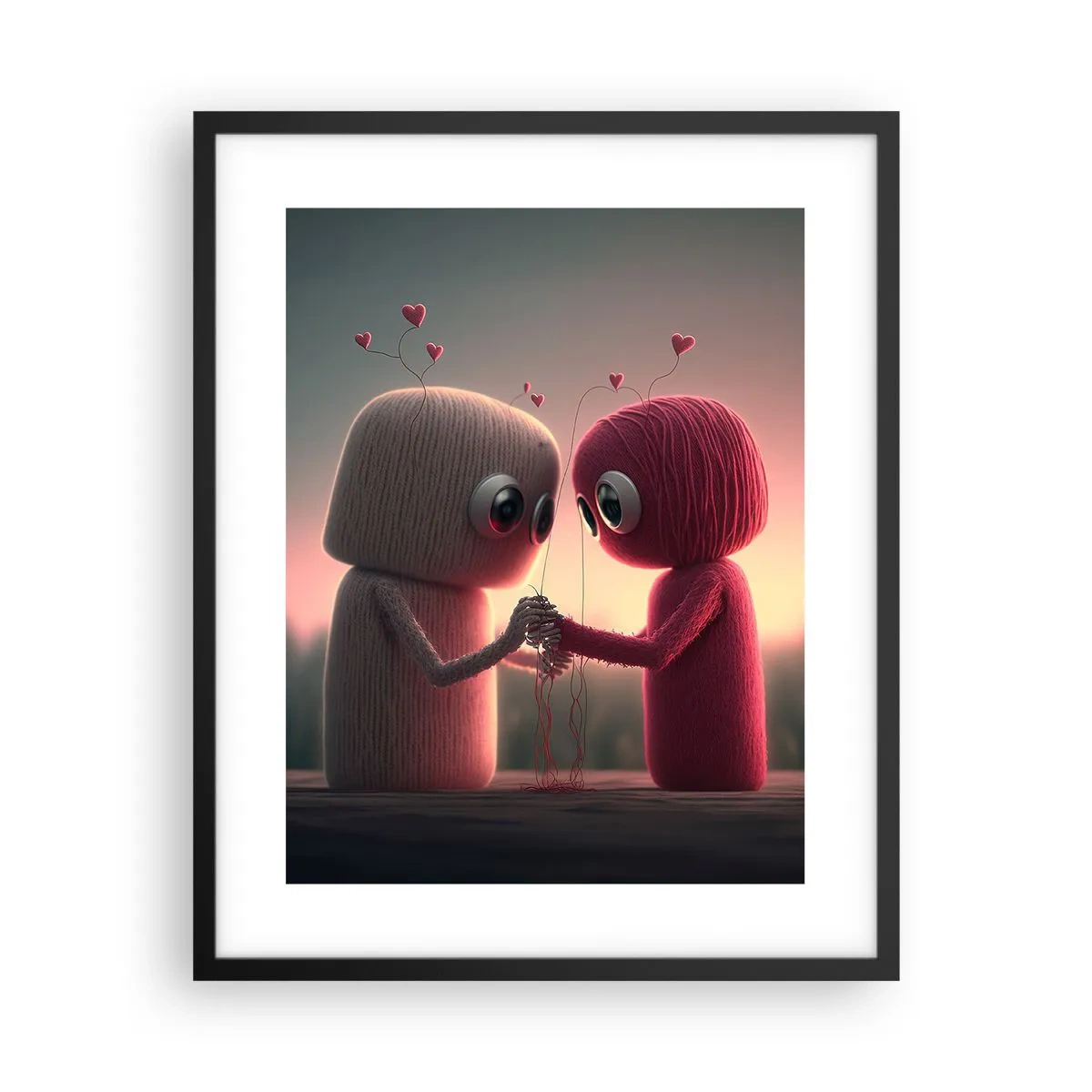Poster in black frame - Everyone Is Allowed to Love - 40x50 cm