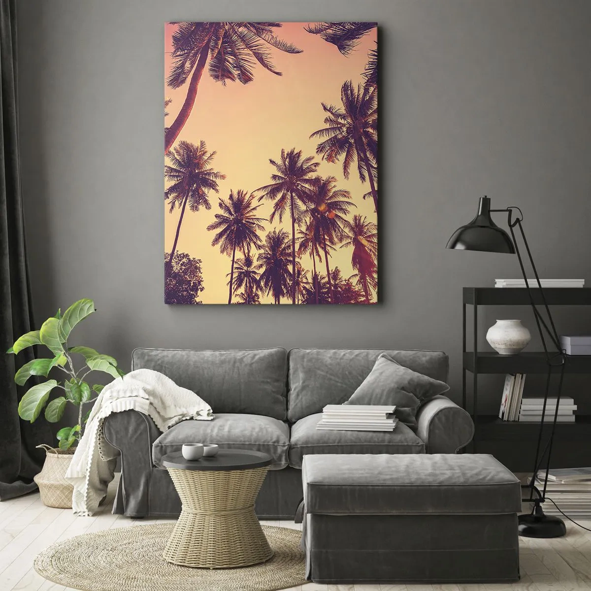 Canvas picture - Tropical Variation - 45x80 cm