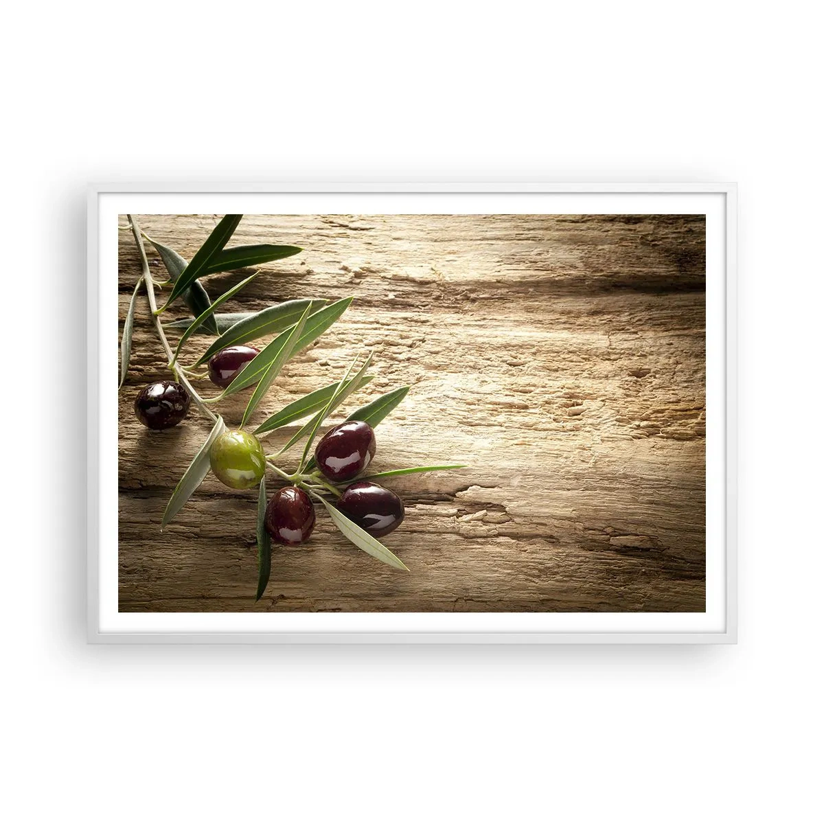 Poster in white frmae - Straight from Nature - 100x70 cm