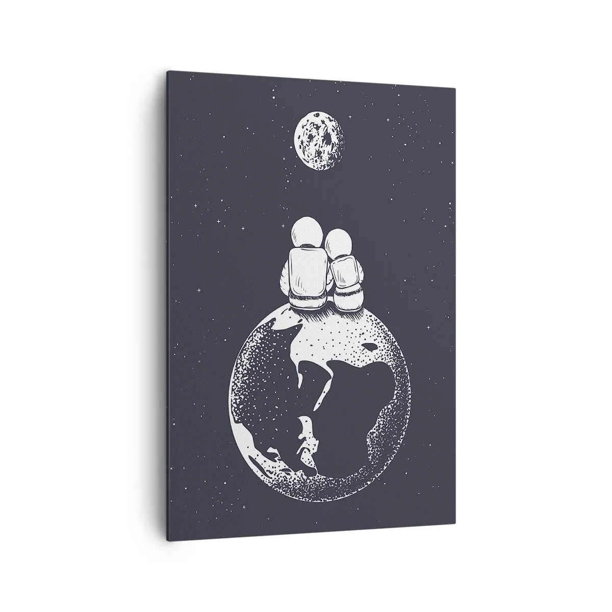 Canvas picture - Cosmic Love Story - 70x100 cm