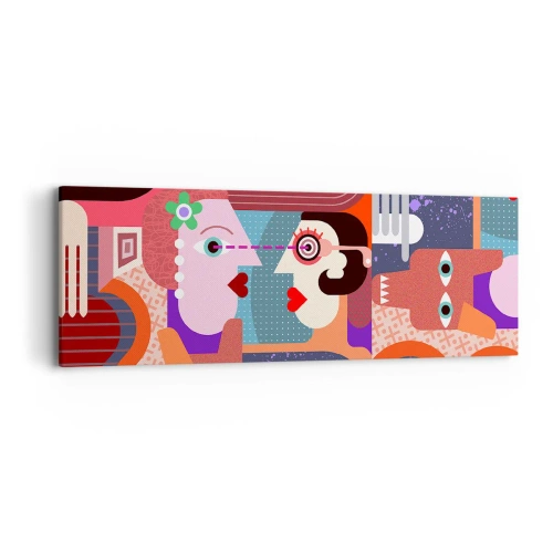 Canvas picture - Eye to Eye - 90x30 cm