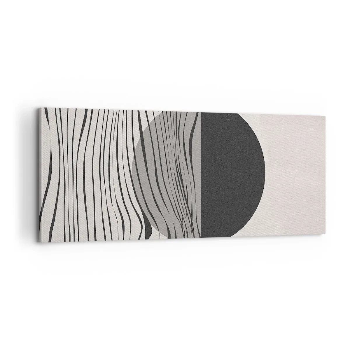 Canvas picture - Half Composition - 100x40 cm