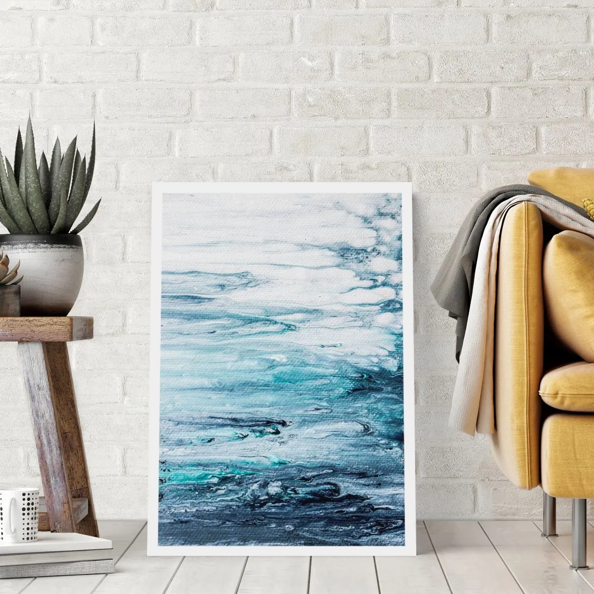 Poster - Blue Icicles - 61x91 cm