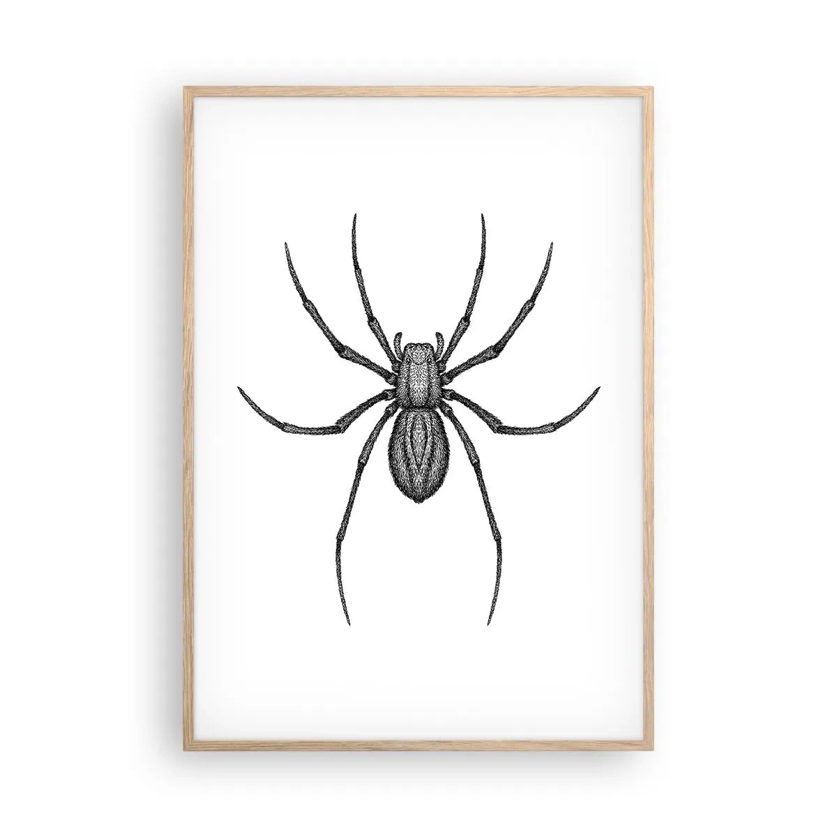 Poster in light oak frame - Disturbing Precision - 70x100 cm