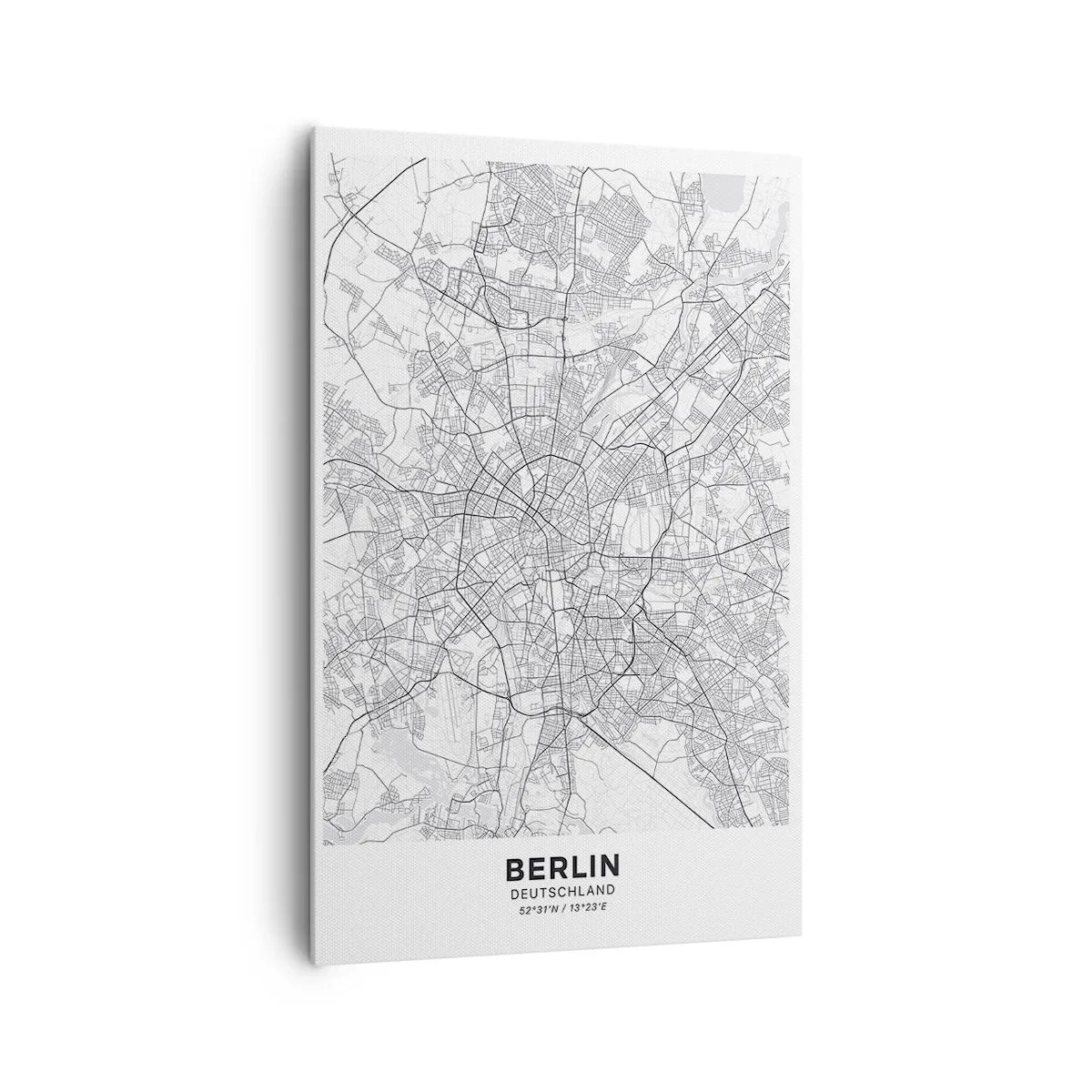 Canvas picture - Flower of Berlin - 80x120 cm
