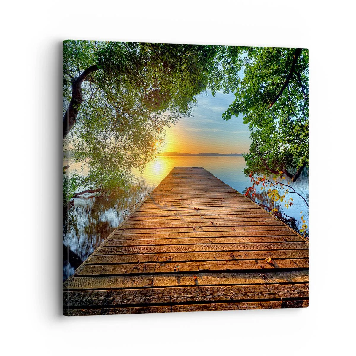 Canvas picture - Don't Hurry, Sit Down - 30x30 cm
