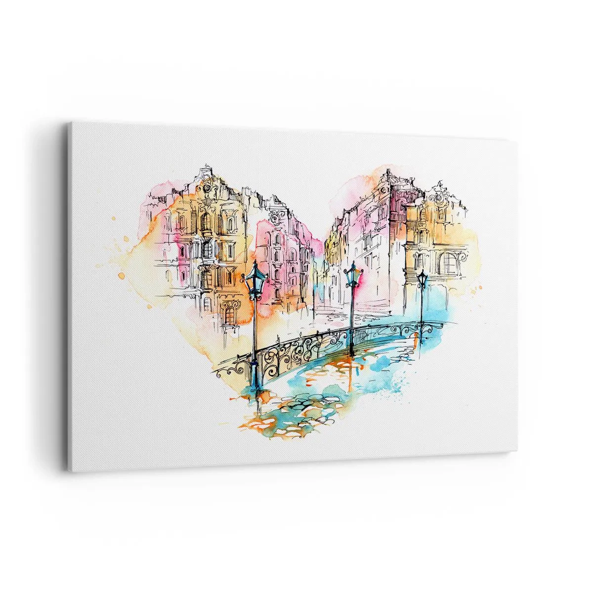Canvas picture - Heart of a City - 100x70 cm