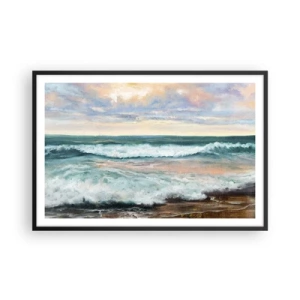 Poster in black frame - Here You Will Smooth Your Soul - 91x61 cm