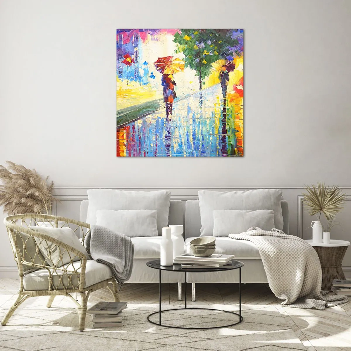 Glass picture - And All Is Clear - 60x60 cm