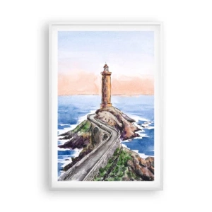 Poster in white frmae - In the Direction of the Sea - 61x91 cm
