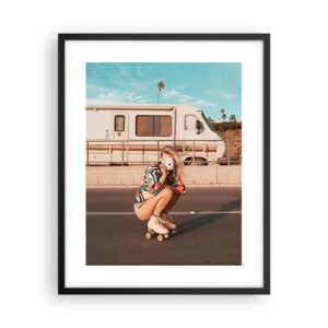 Poster in black frame - Smile, Please! - 40x50 cm