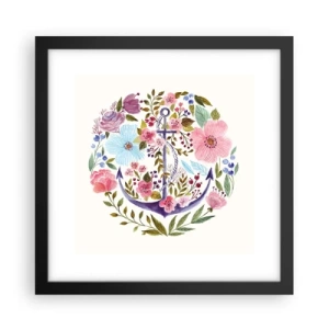 Poster in black frame - Good Dream of a Sailor - 30x30 cm