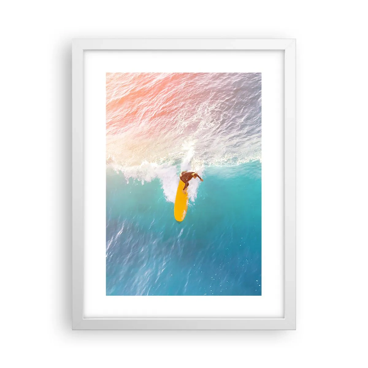 Poster in white frmae - Ocean Rider - 30x40 cm