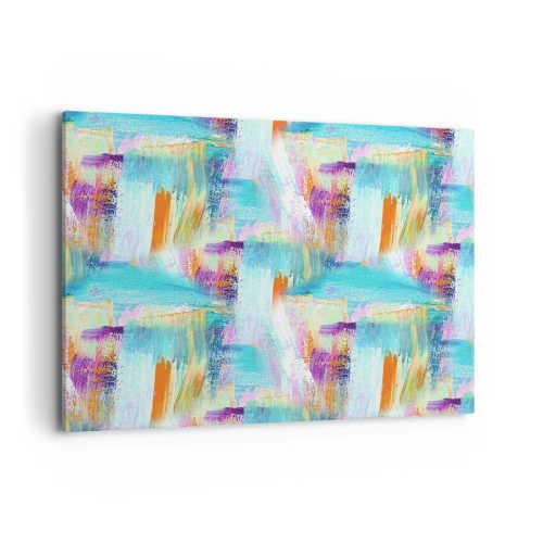 Canvas picture - Cheerfully Interwoven - 100x70 cm