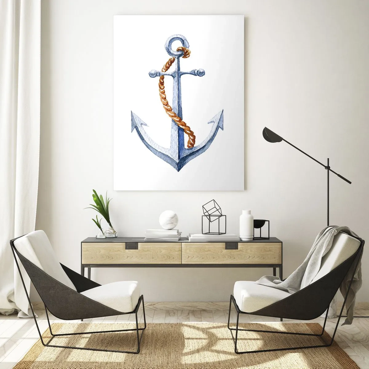 Glass picture - Ahoy Adventure! - 50x70 cm