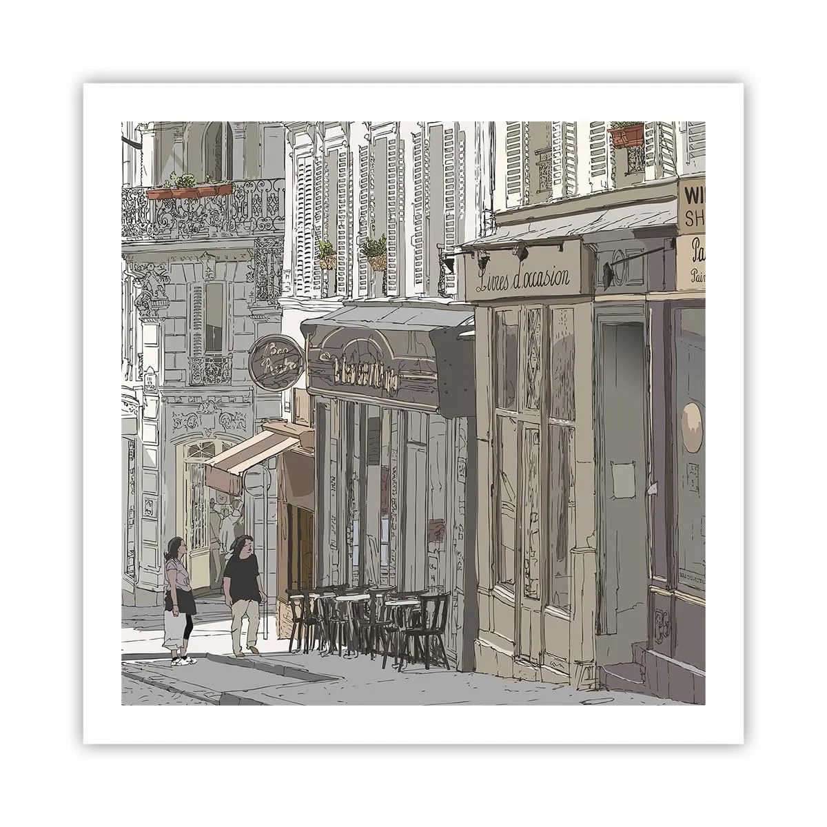 Poster - City Joys - 60x60 cm