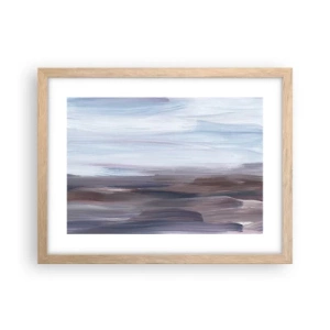 Poster in light oak frame - Elements: Water - 40x30 cm