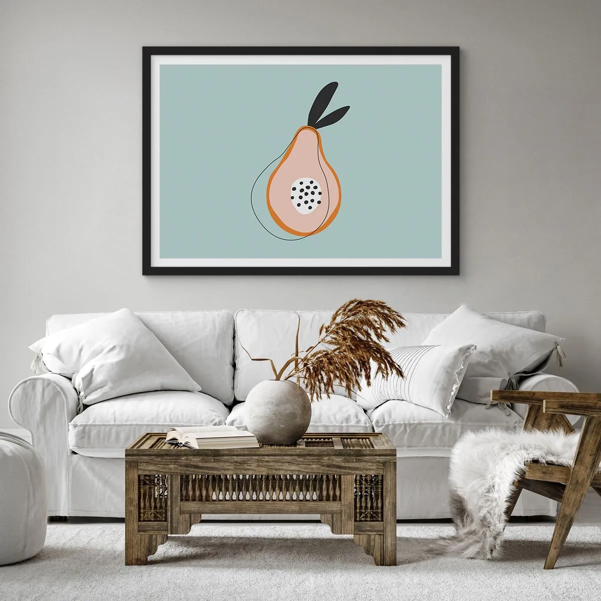 Poster in black frame - Penetrating the Nature of Things - 50x40 cm