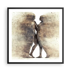 Poster in black frame - From Dust They Rose to Love - 60x60 cm