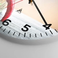 Clock face with numbers