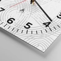 Clock face with numbers