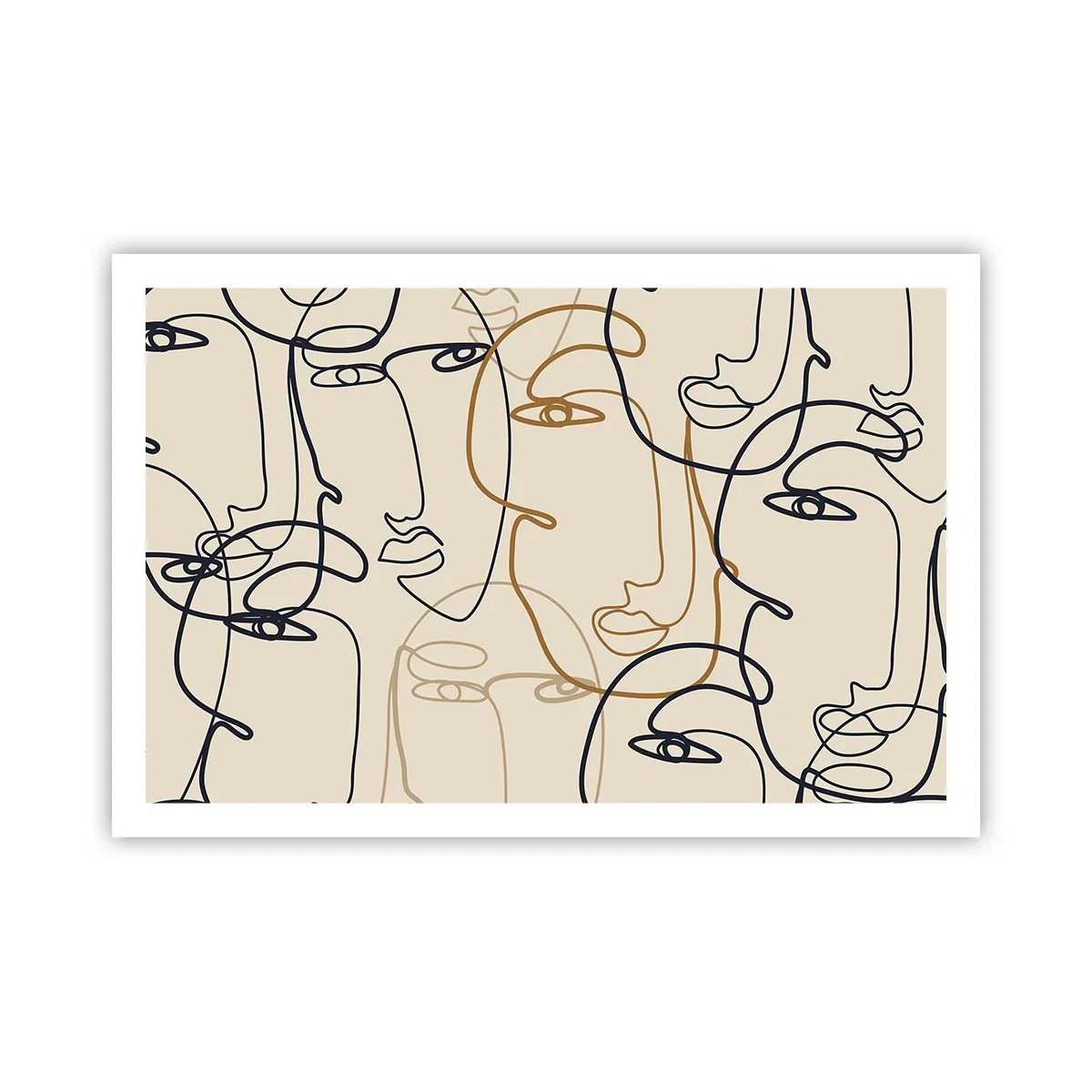 Poster - Multiplied Portrait - 91x61 cm