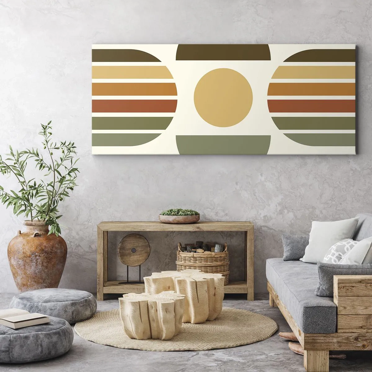 Canvas picture - In the Colours of Soli - 100x40 cm