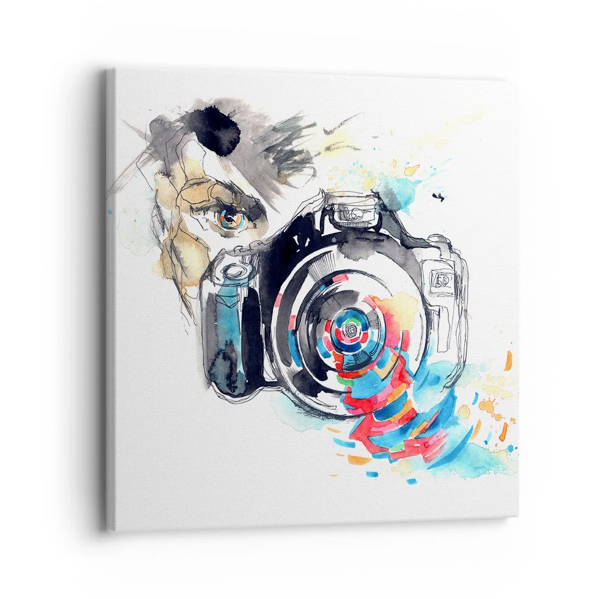 Canvas picture - In the Eye of the Lens - 30x30 cm