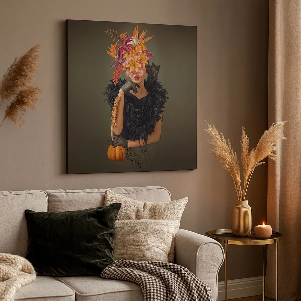 Canvas picture - Charm of a Witch - 30x30 cm