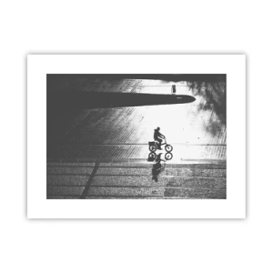 Poster - Straight ahead, through the City - 40x30 cm