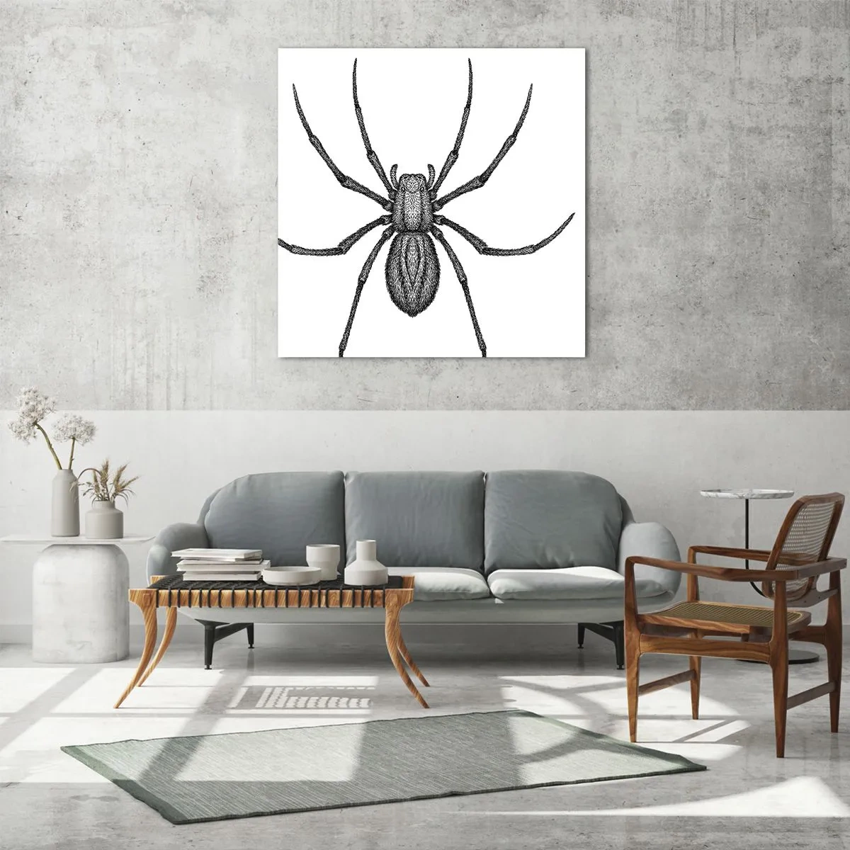 Glass picture - Disturbing Precision - 50x50 cm