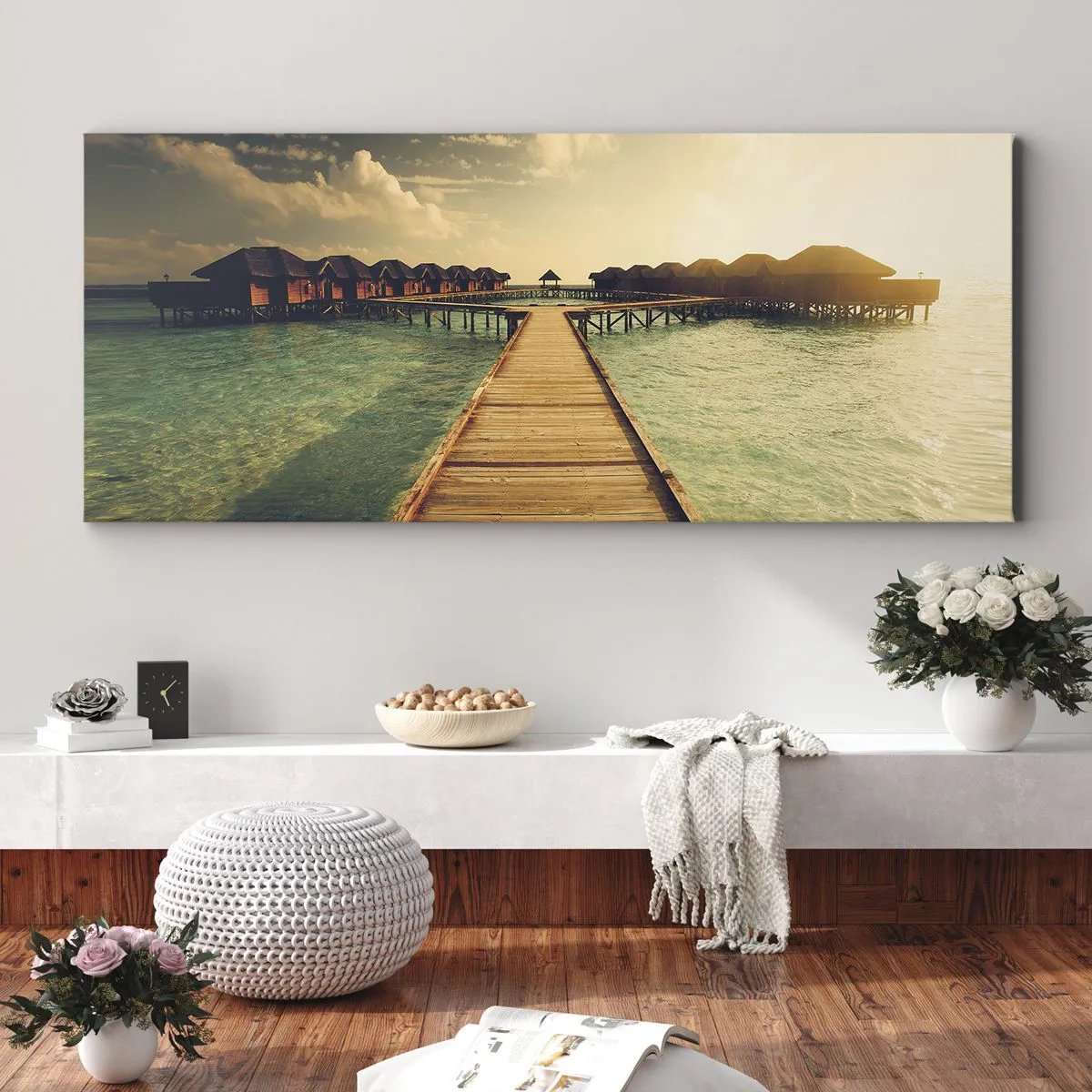 Canvas picture - Warm Welcome - 100x40 cm