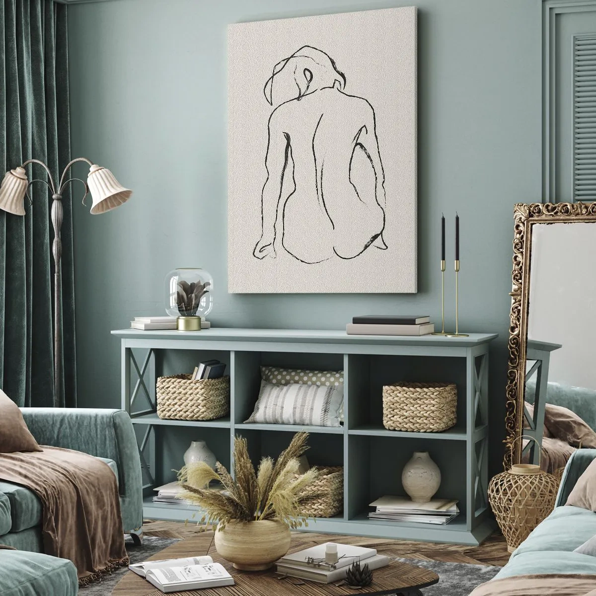 Canvas picture - Woman Nude - 80x120 cm